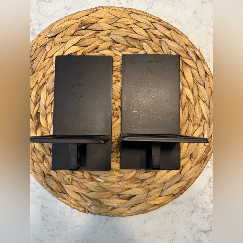 PartyLite Black Wall Sconces